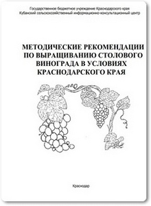 Методические рекомендации по выращиванию столового винограда в условиях Краснодарского края